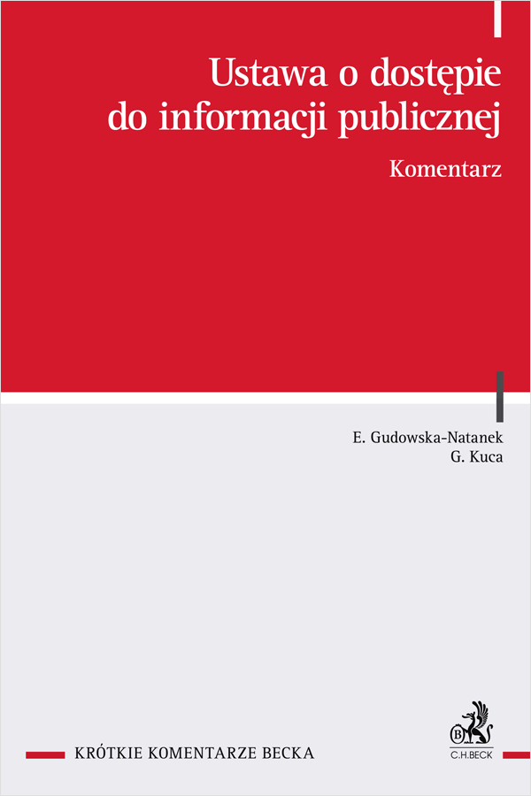 Ustawa o dostępie do informacji publicznej. Komentarz