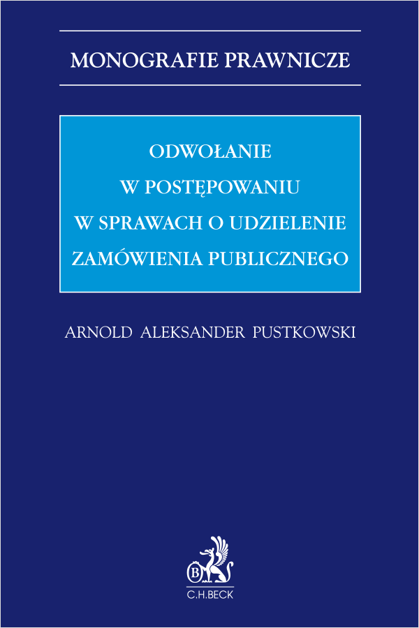 Odwołanie w postępowaniu w sprawach o udzielenie zamówienia publicznego