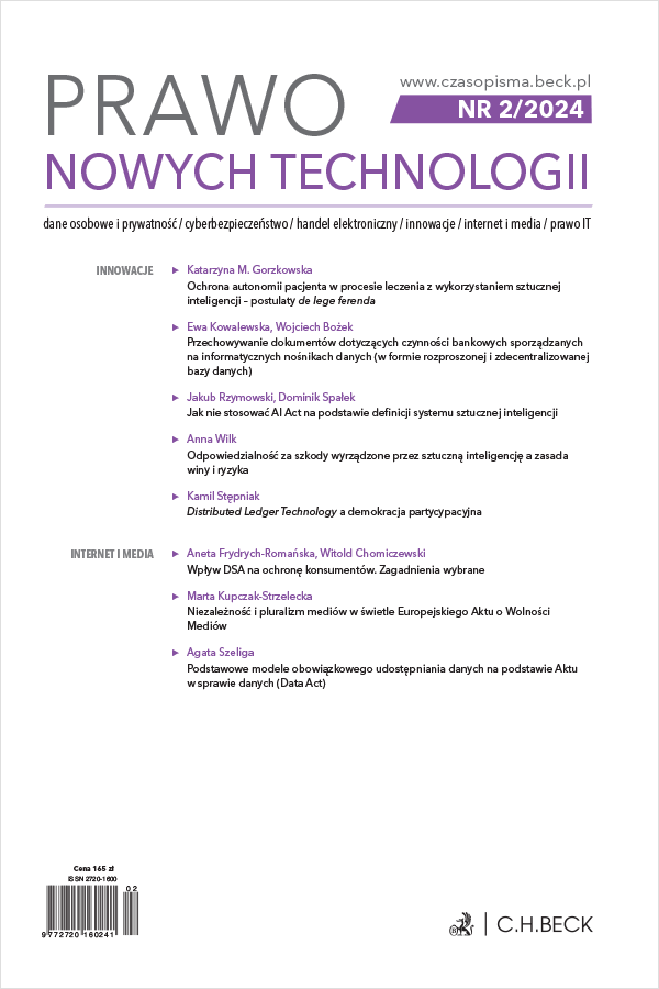 Prawo Nowych Technologii Nr 2/2024