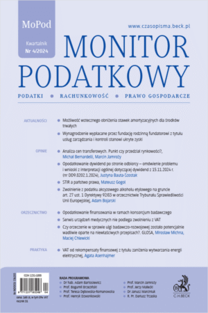 Monitor Podatkowy Nr 4/2024