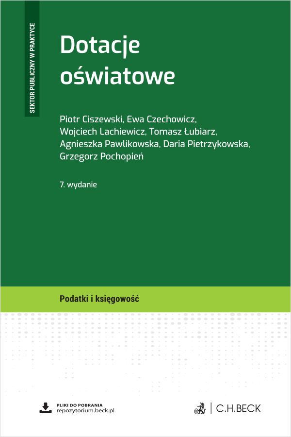Dotacje oświatowe + wzory do pobrania