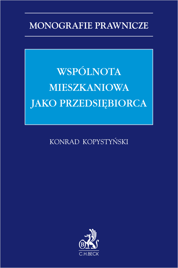 Wspólnota mieszkaniowa jako przedsiębiorca