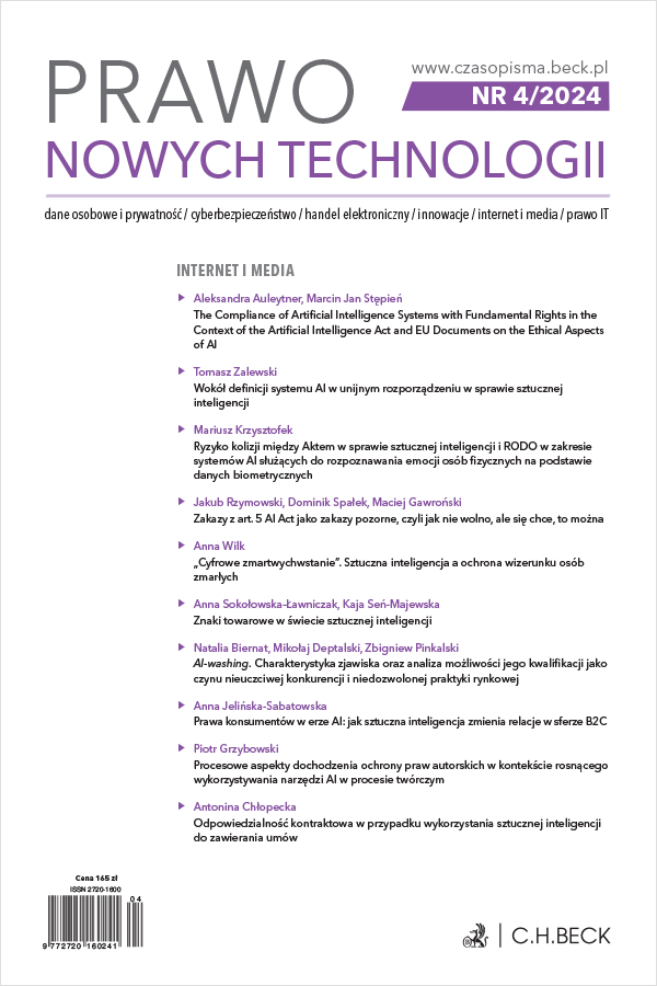 Prawo Nowych Technologii Nr 4/2024