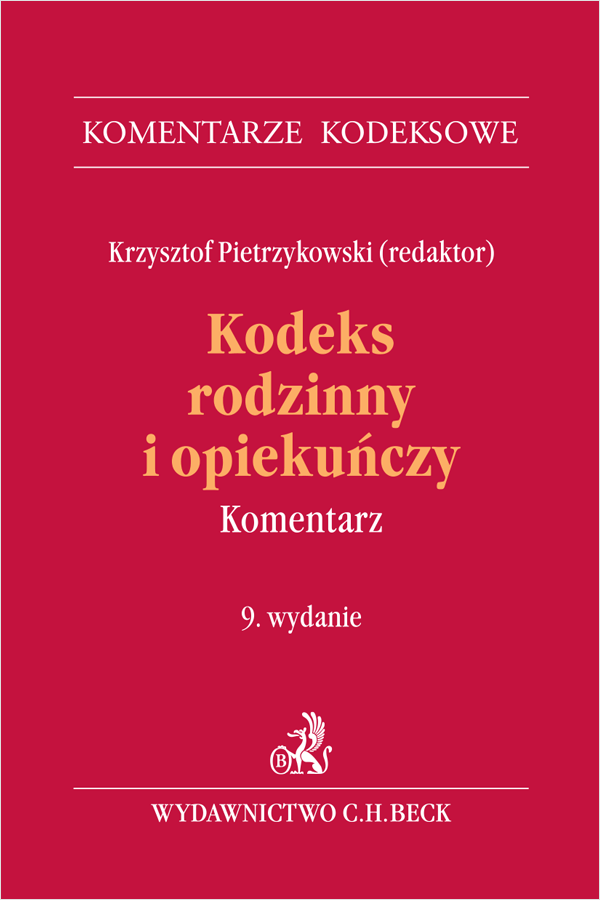 Kodeks rodzinny i opiekuńczy. Komentarz