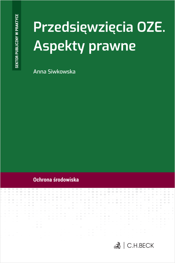 Przedsięwzięcia OZE. Aspekty prawne
