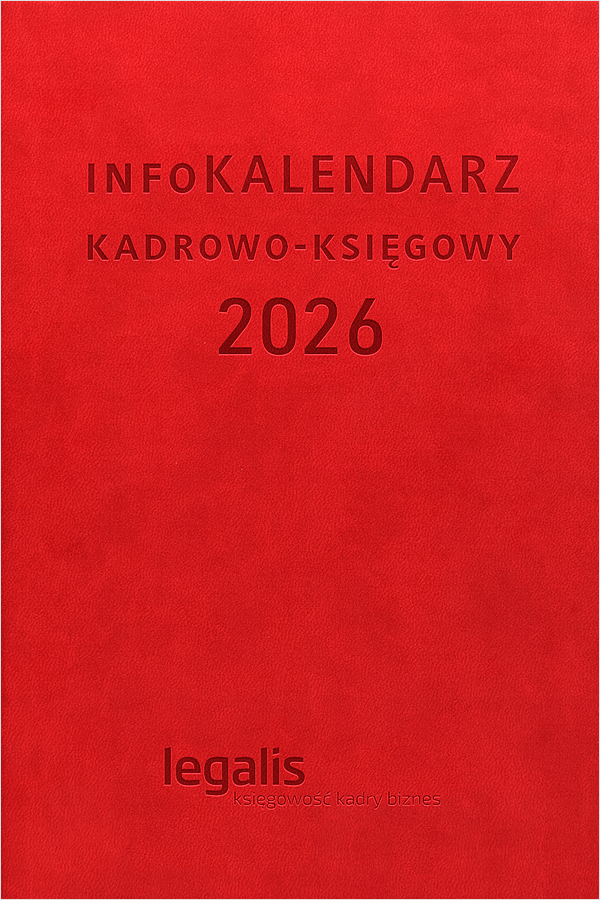 infoKALENDARZ kadrowo-księgowy 2026