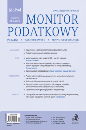 Monitor Podatkowy Nr 2/2025