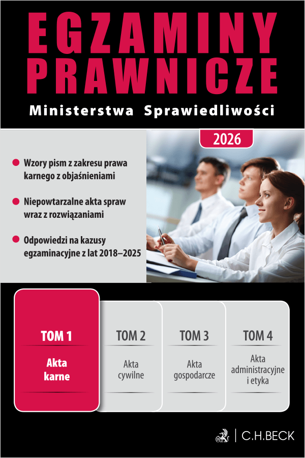 Egzaminy Prawnicze Ministerstwa Sprawiedliwości 2026. Tom 1. Akta karne