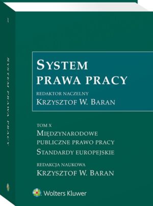 System Prawa Pracy. TOM X. Międzynarodowe publiczne prawo pracy. Standardy europejskie