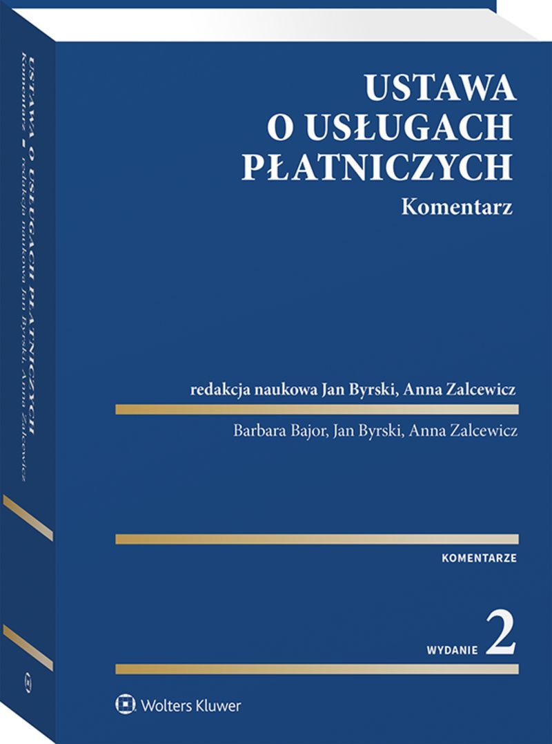 Ustawa o usługach płatniczych. Komentarz