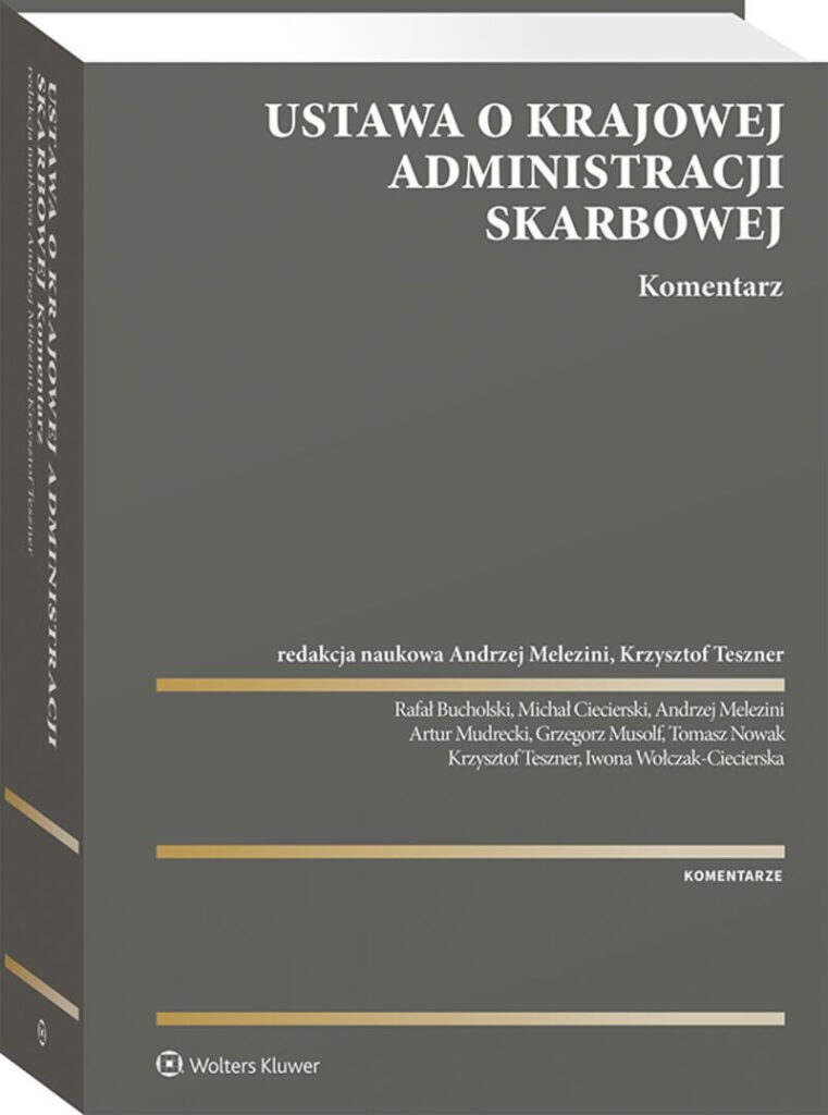 Ustawa o Krajowej Administracji Skarbowej. Komentarz