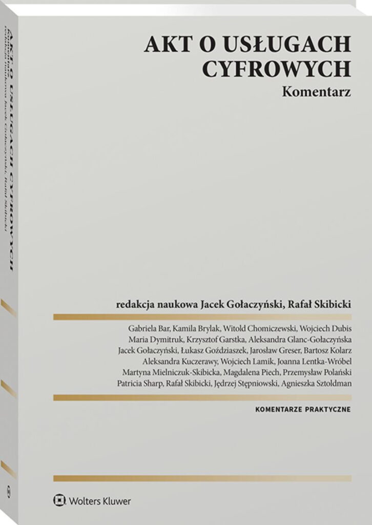 Akt o usługach cyfrowych. Komentarz
