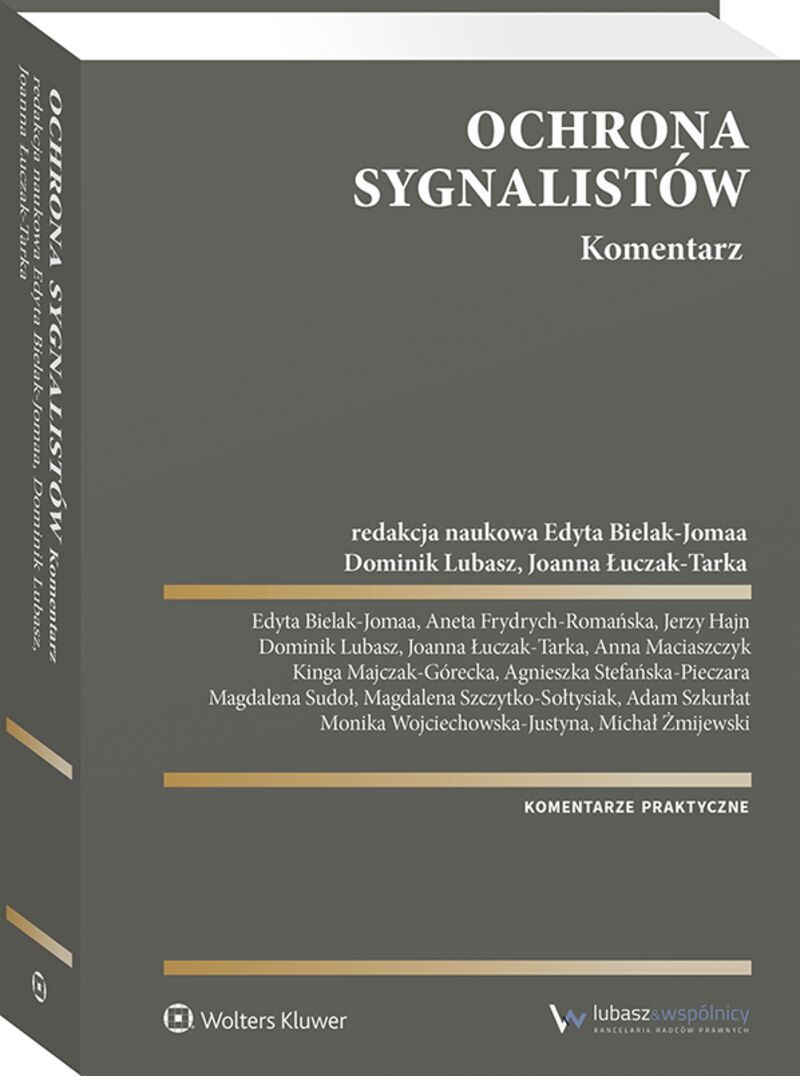 Ochrona sygnalistów. Komentarz