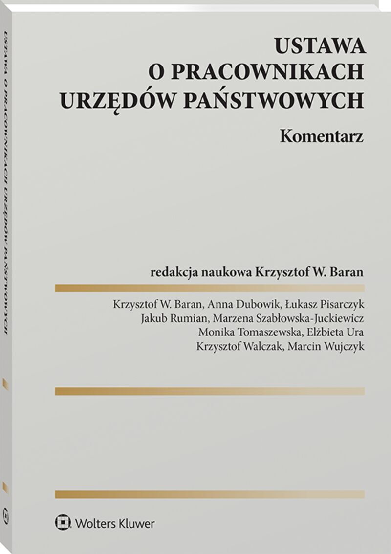Ustawa o pracownikach urzędów państwowych. Komentarz