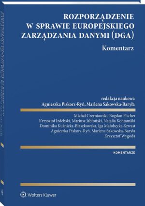 Rozporządzenie w sprawie europejskiego zarządzania danymi. Komentarz