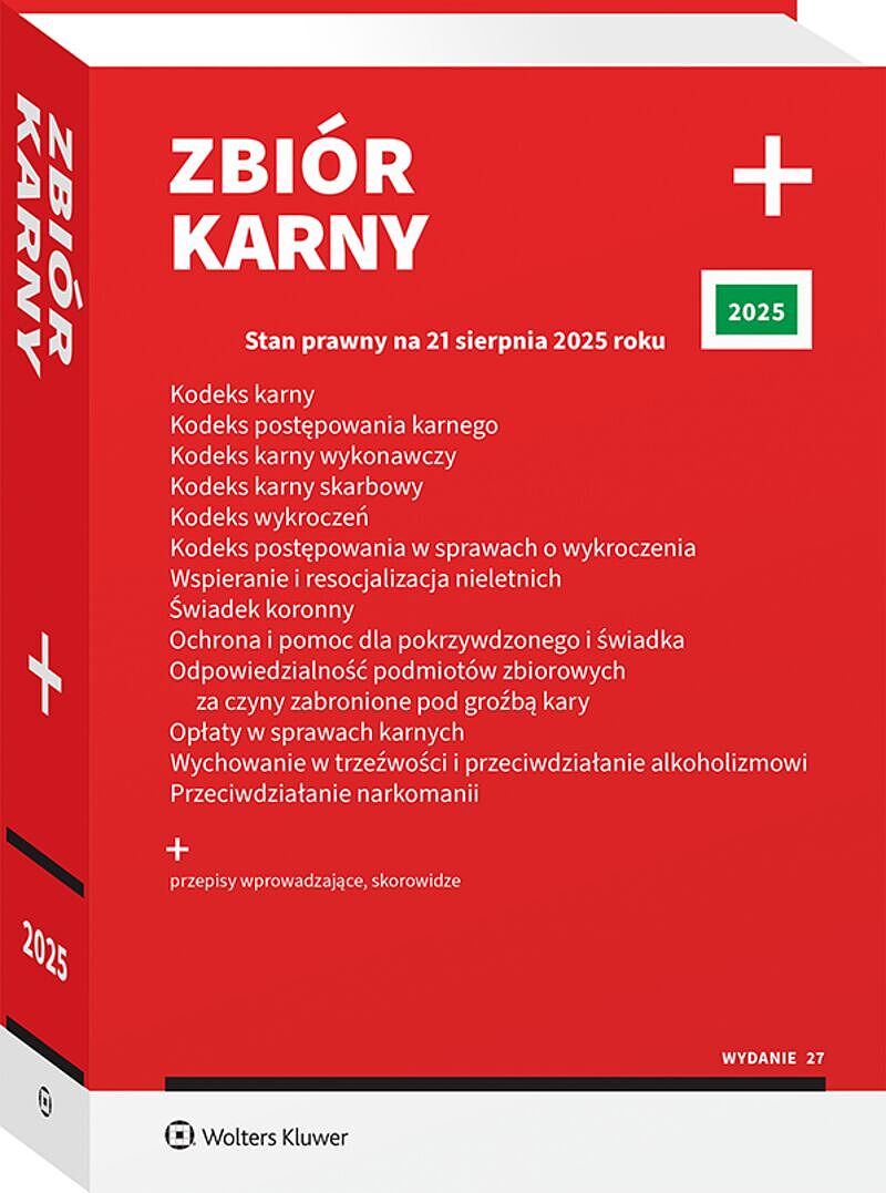 Kodeks karny. Kodeks postępowania karnego. Kodeks karny wykonawczy. Kodeks karny skarbowy. Kodeks wykroczeń. Kodeks postępowania w sprawach o wykrocze