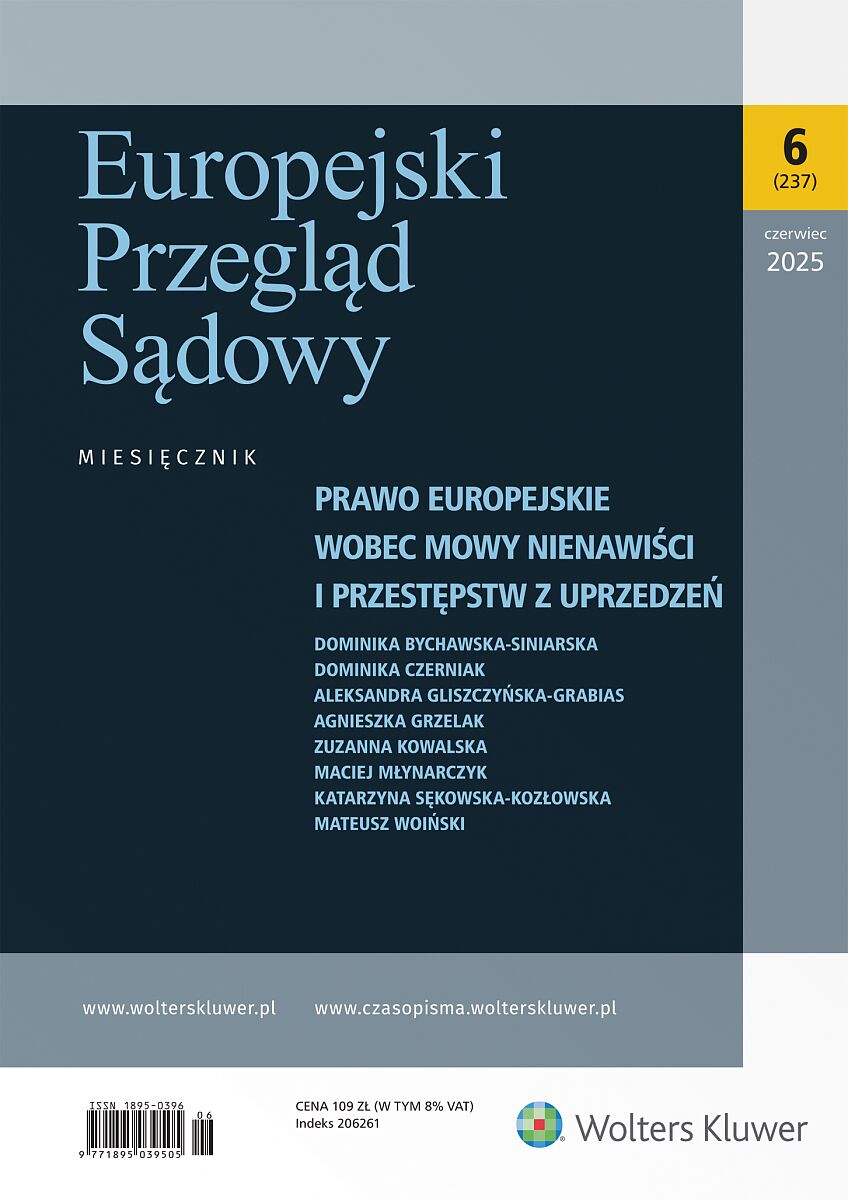 Europejski Przegląd Sądowy - Nr 6/2025 237