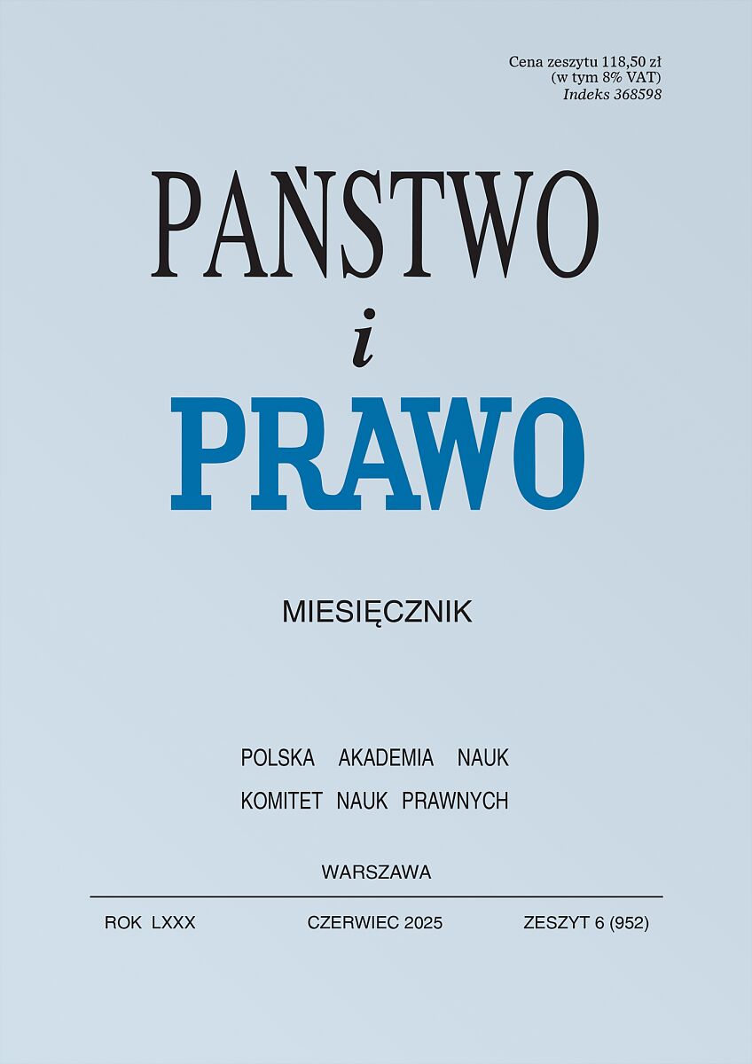 Państwo i Prawo - Nr 6/2025 952