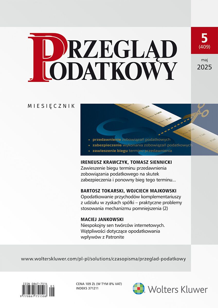 Przegląd Podatkowy - Nr 5/2025 409