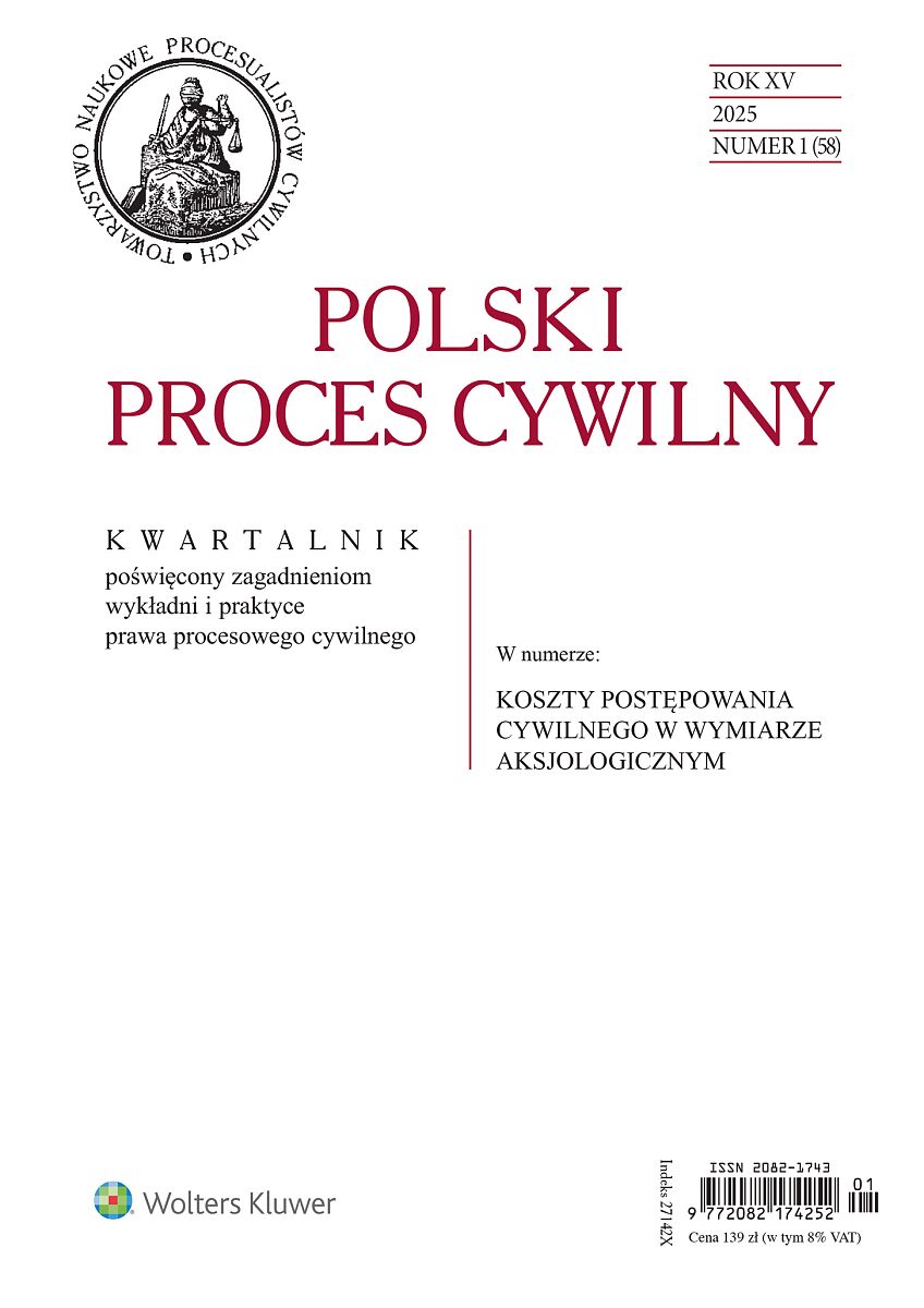 Polski Proces Cywilny - Nr 1/2025