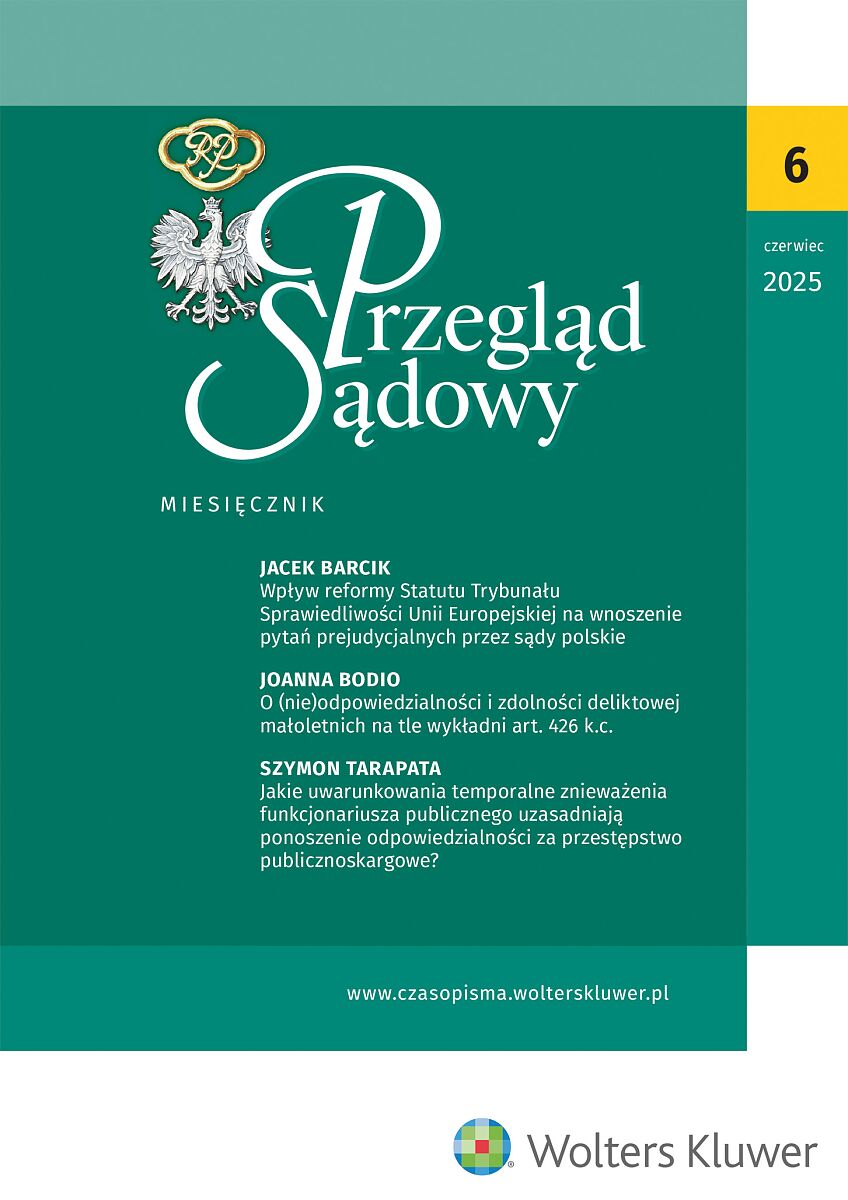 Przegląd Sądowy - Nr 6/2025
