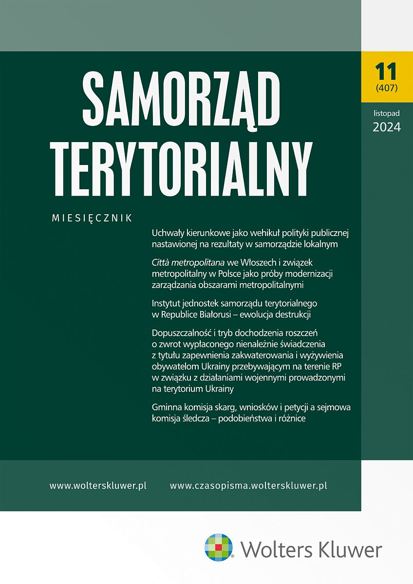Samorząd Terytorialny - Nr 11/2024