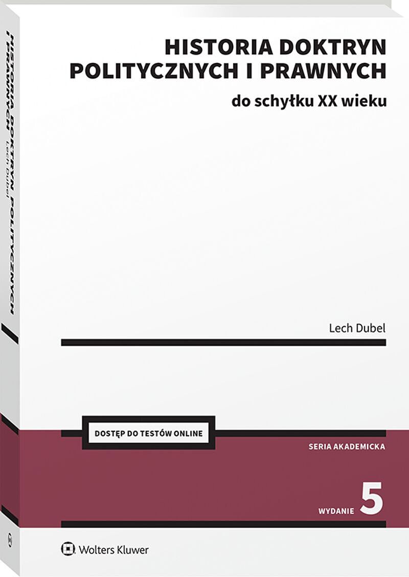Historia doktryn politycznych i prawnych do schyłku XX wieku