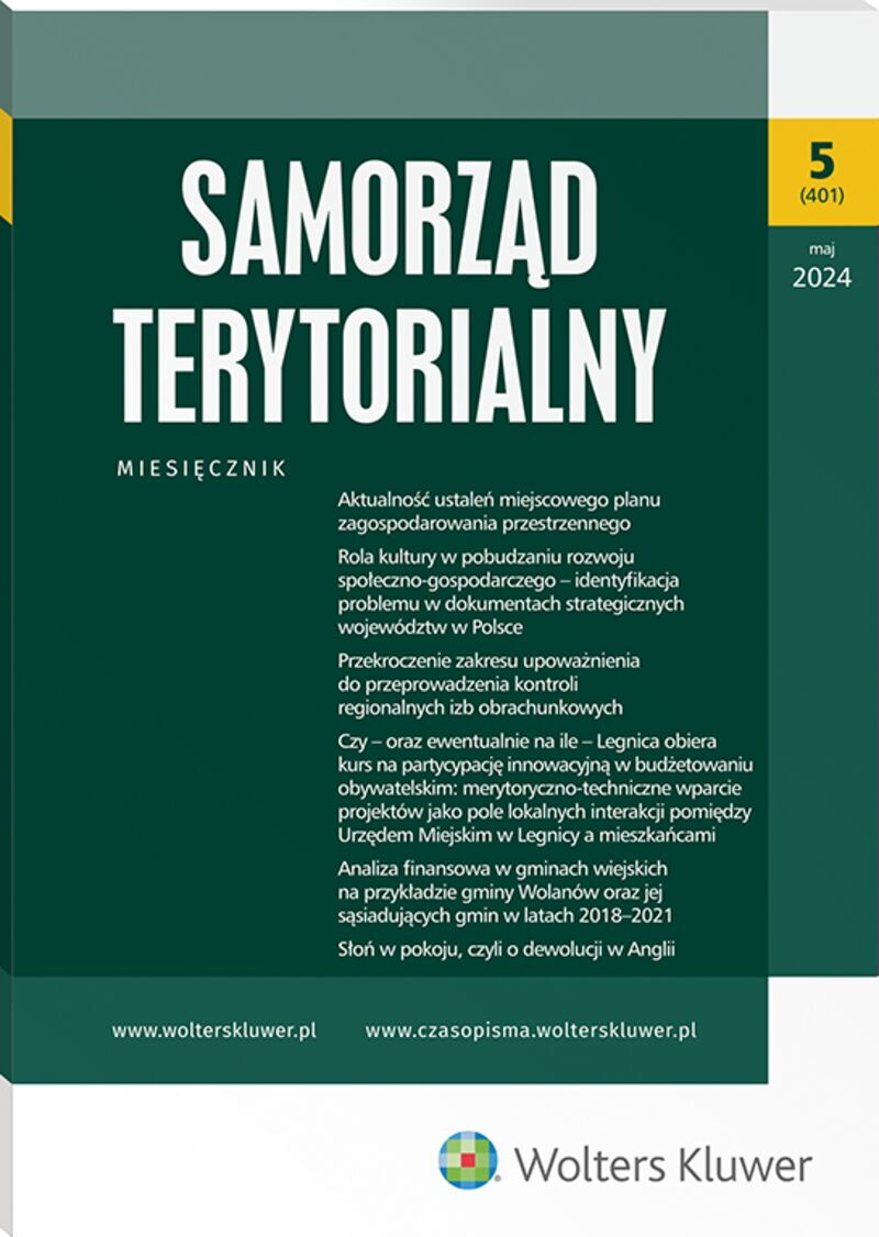 Samorząd Terytorialny - Nr 5/2024