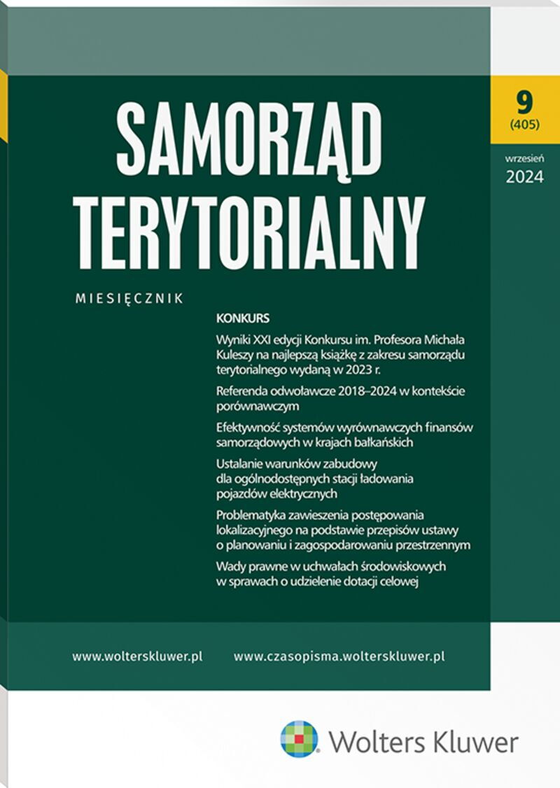 Samorząd Terytorialny - Nr 9/2024