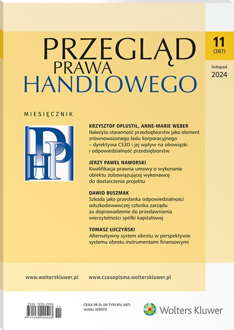 Przegląd Prawa Handlowego - Nr 11/2024 387