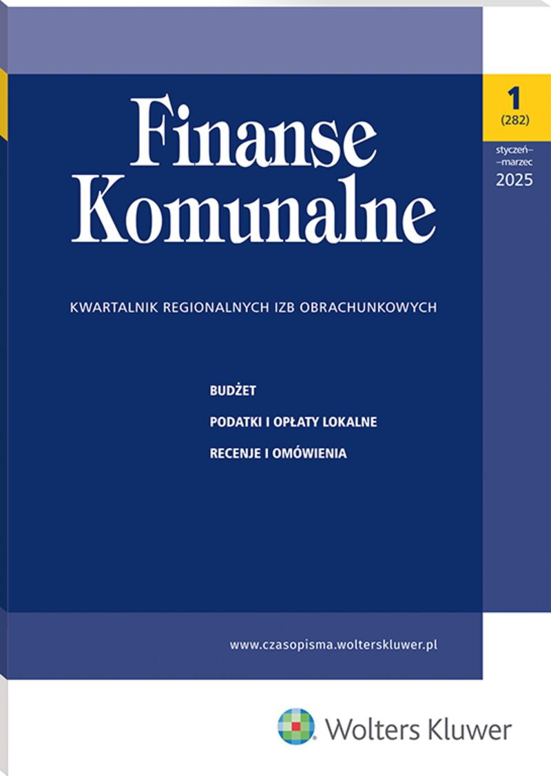 Finanse Komunalne - Nr 1/2025