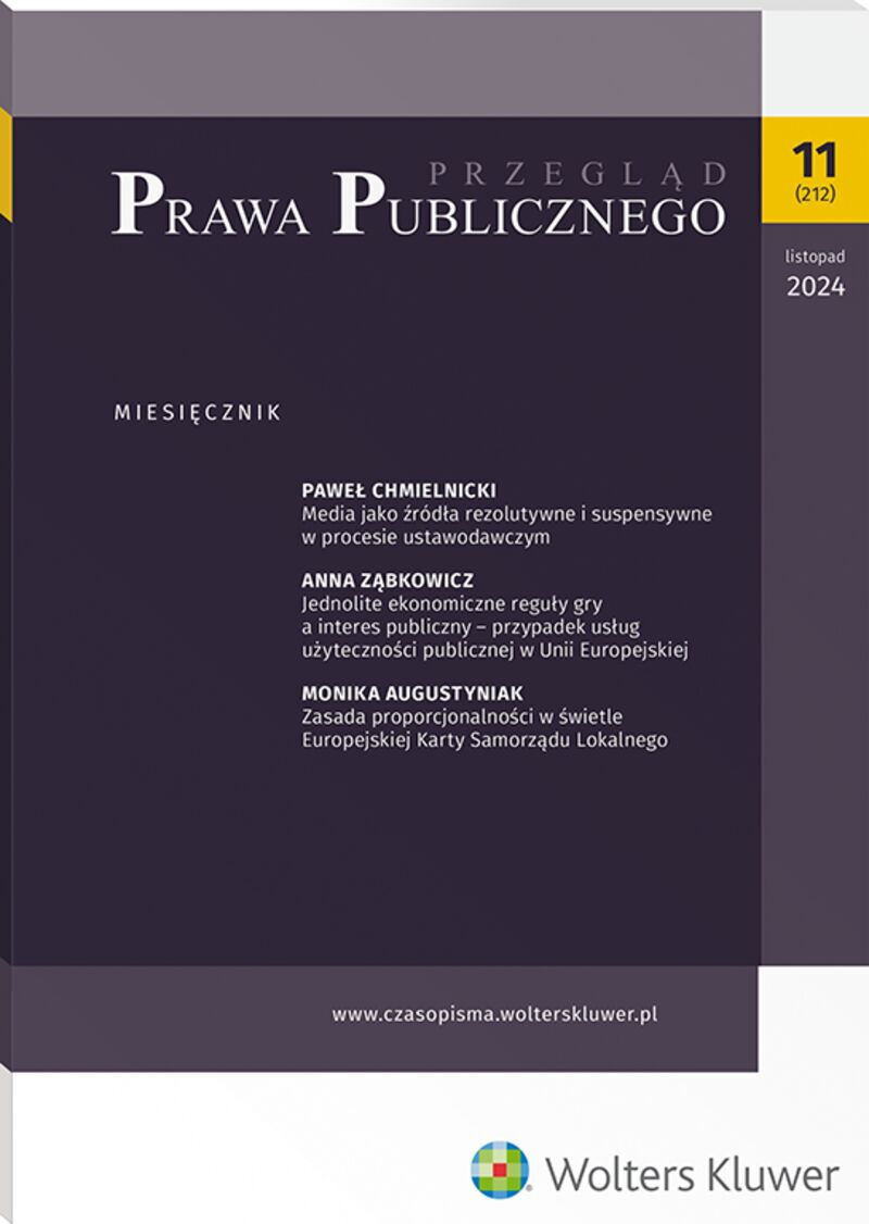 Przegląd Prawa Publicznego - Nr 11/2024