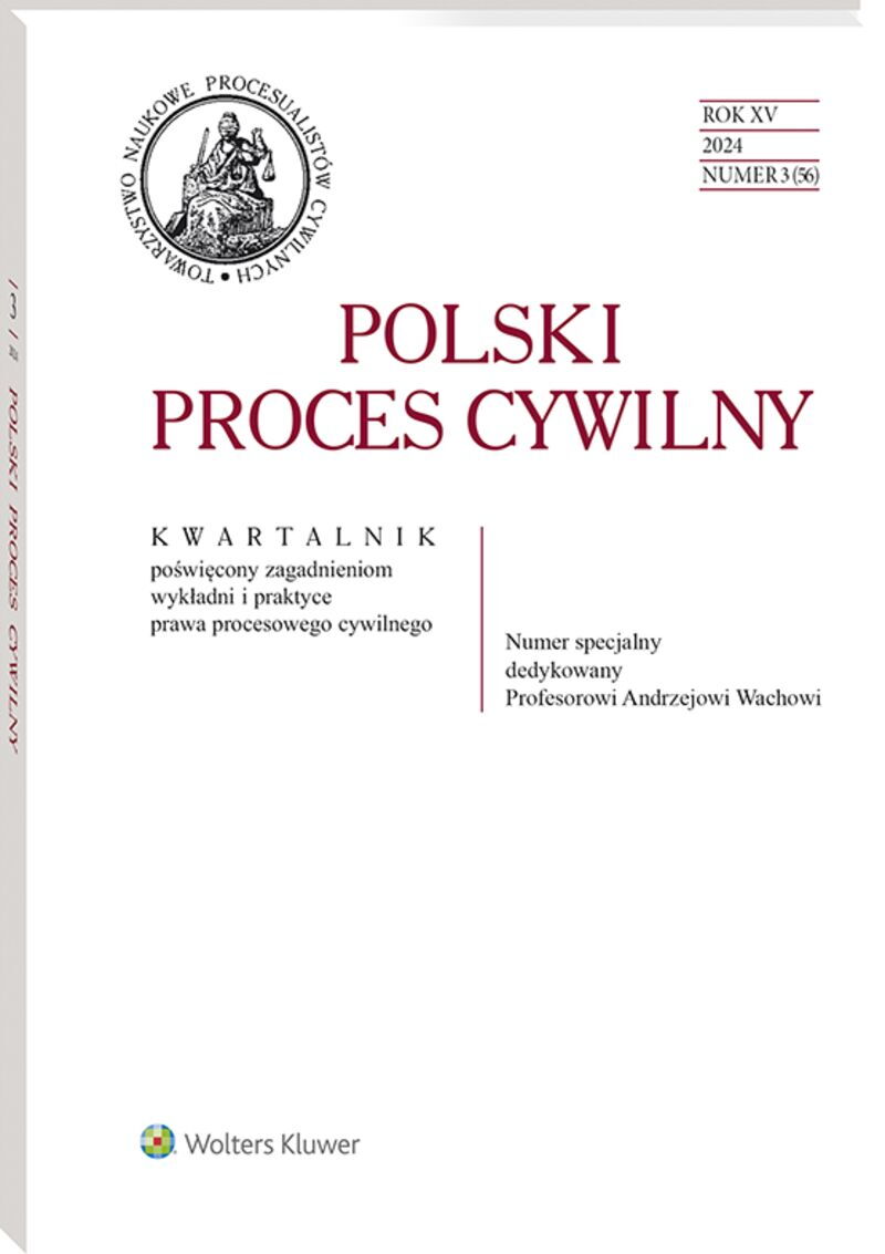 Polski Proces Cywilny - Nr 3/2024