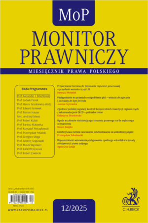 Monitor Prawniczy Nr 12/2025