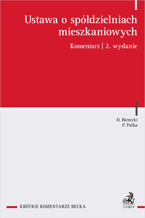 Ustawa o spółdzielniach mieszkaniowych. Komentarz