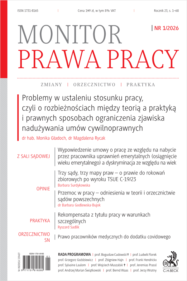 Monitor Prawa Pracy Nr 1/2026