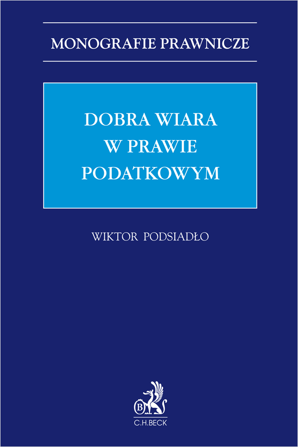 Dobra wiara w prawie podatkowym