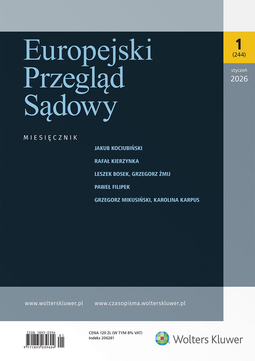 Europejski Przegląd Sądowy - Nr 1/2026 244