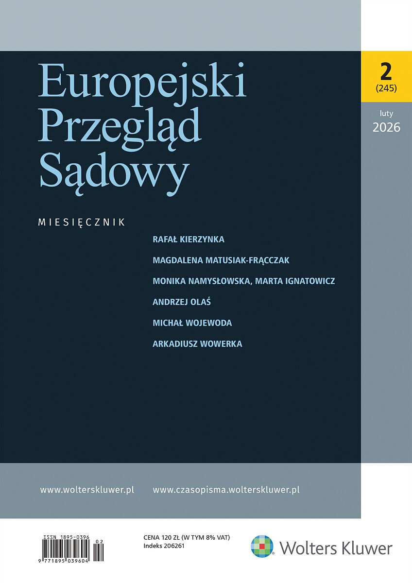 Europejski Przegląd Sądowy - Nr 2/2026 245