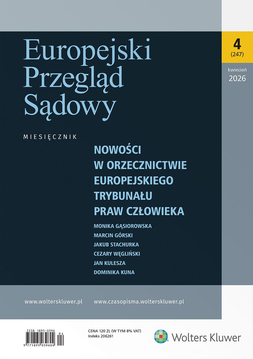 Europejski Przegląd Sądowy - Nr 4/2026 247