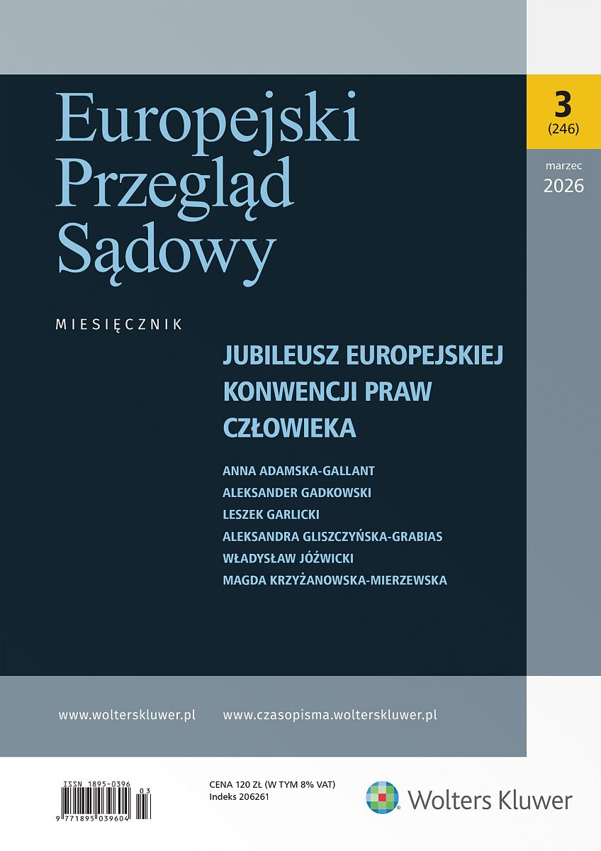 Europejski Przegląd Sądowy - Nr 3/2026 246