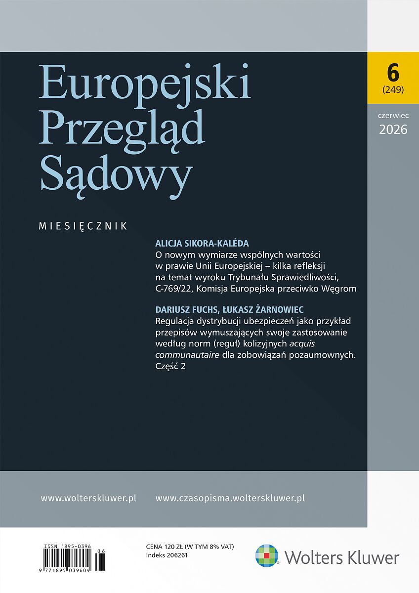 Europejski Przegląd Sądowy - Nr 6/2026 [249]