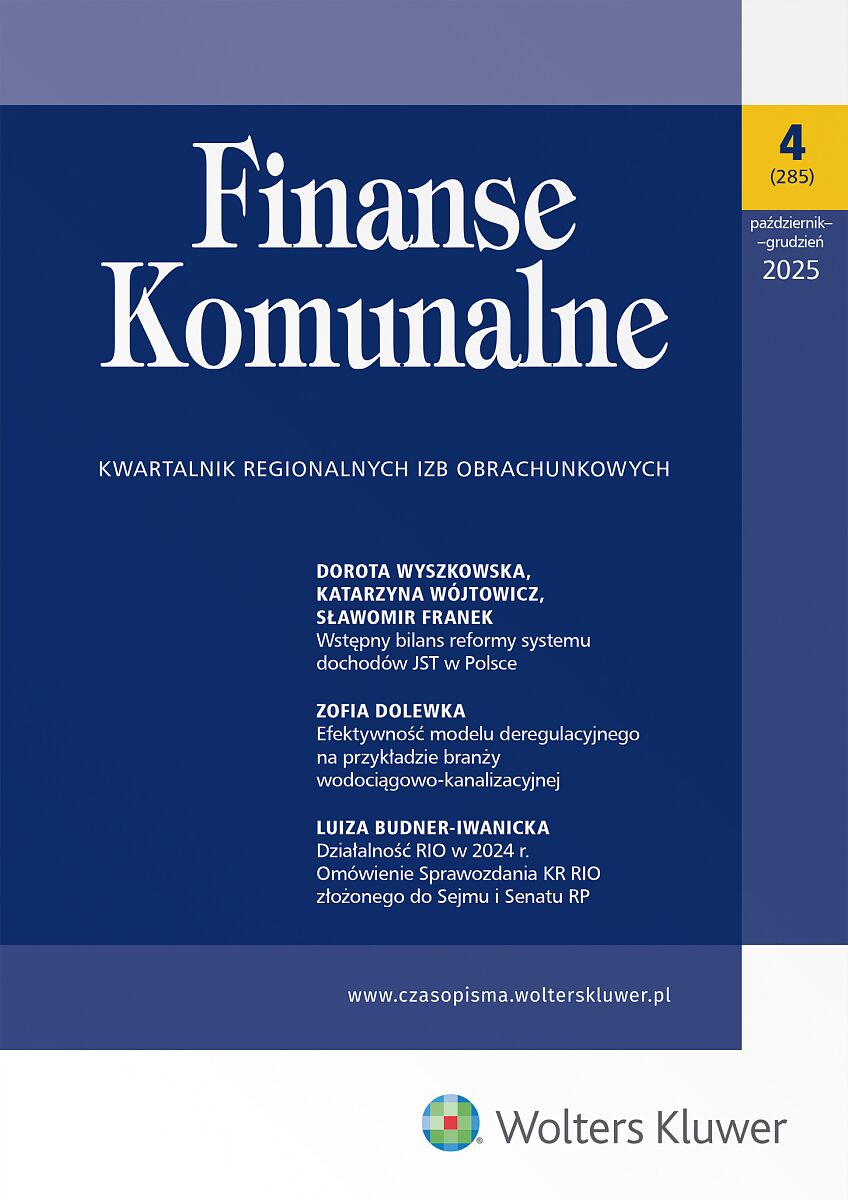 Finanse Komunalne - Nr 4/2025