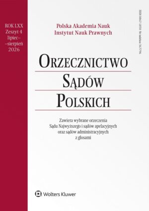 Orzecznictwo Sądów Polskich - Nr 4/2026