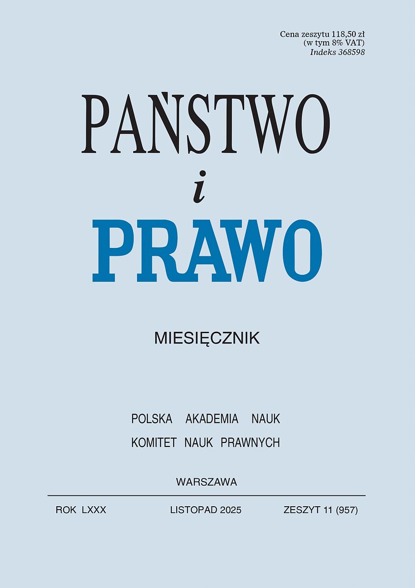 Państwo i Prawo - Nr 11/2025 957
