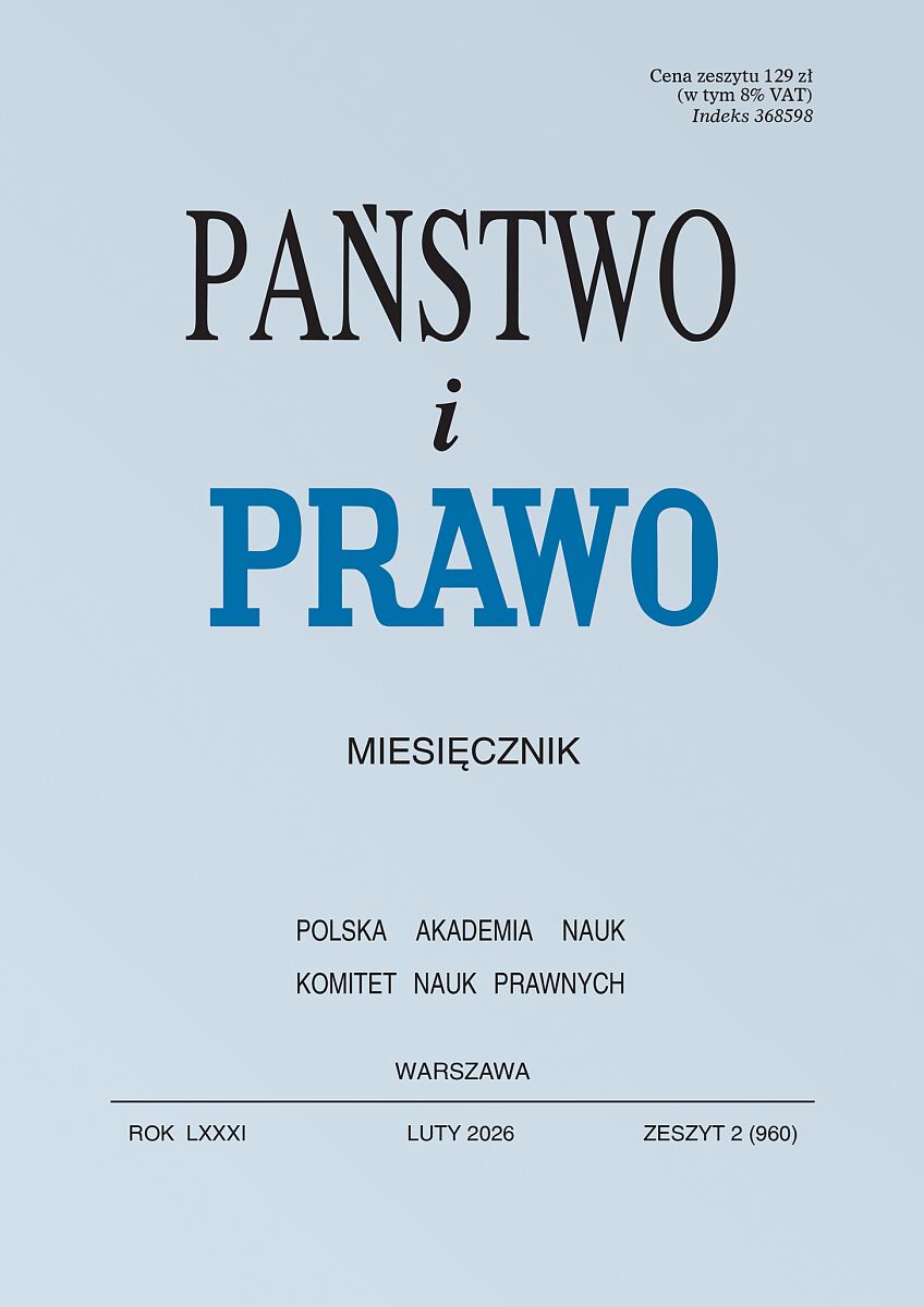 Państwo i Prawo - Nr 2/2026 960