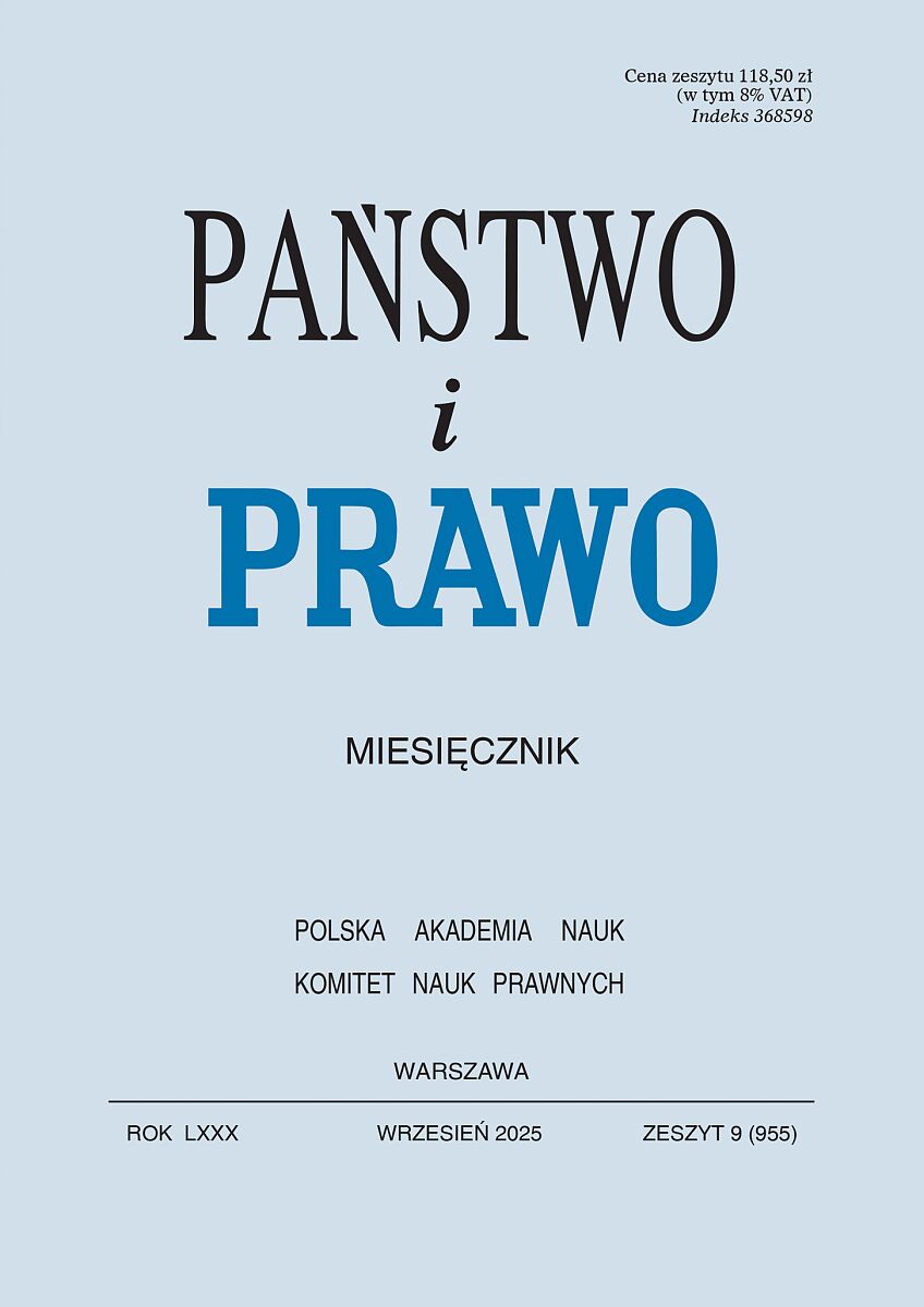 Państwo i Prawo - Nr 9/2025 955