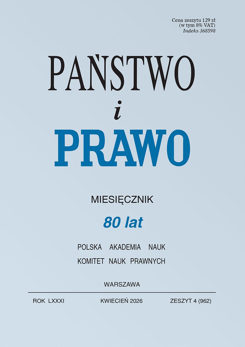 Państwo i Prawo - Nr 4/2026 962