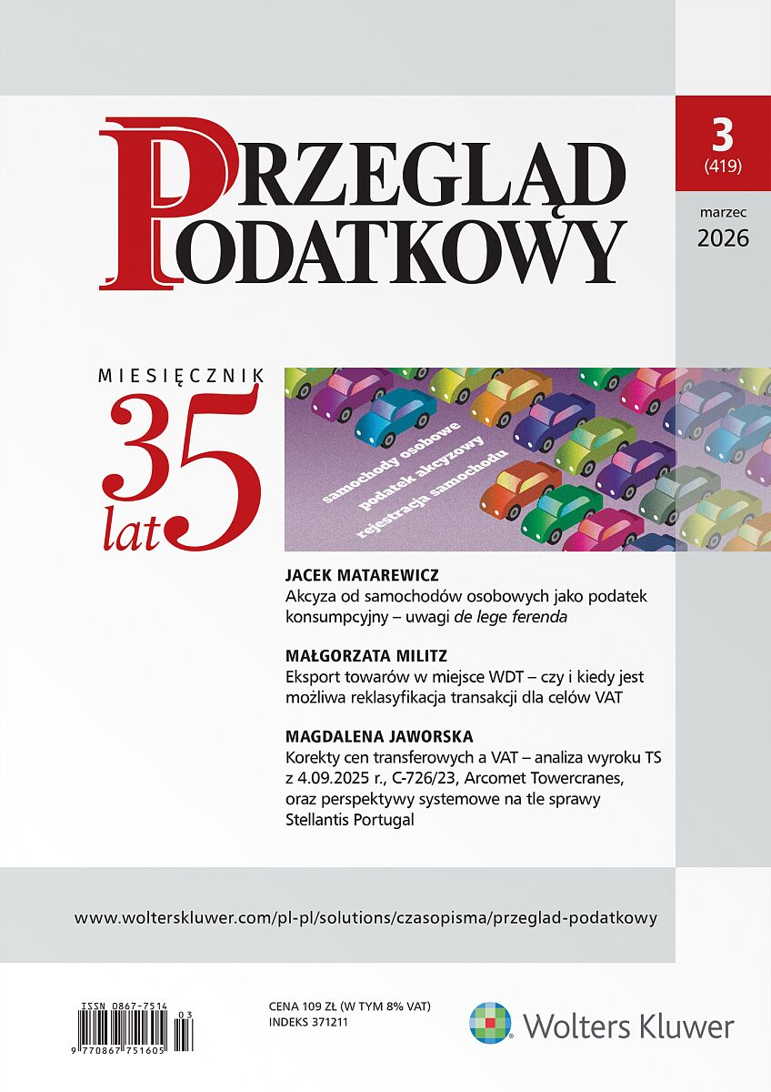 Przegląd Podatkowy - Nr 3/2026 419