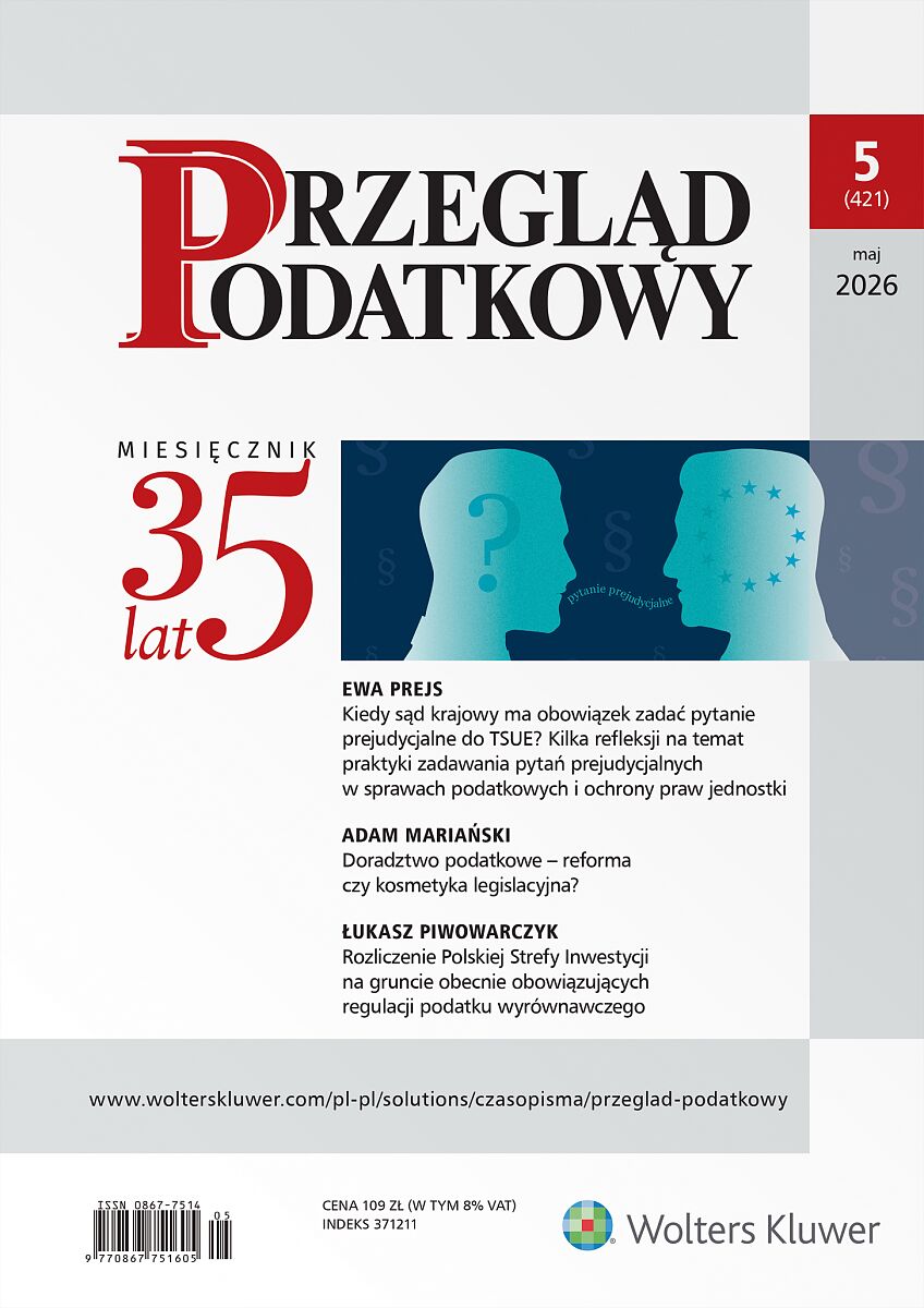 Przegląd Podatkowy - Nr 5/2026 421